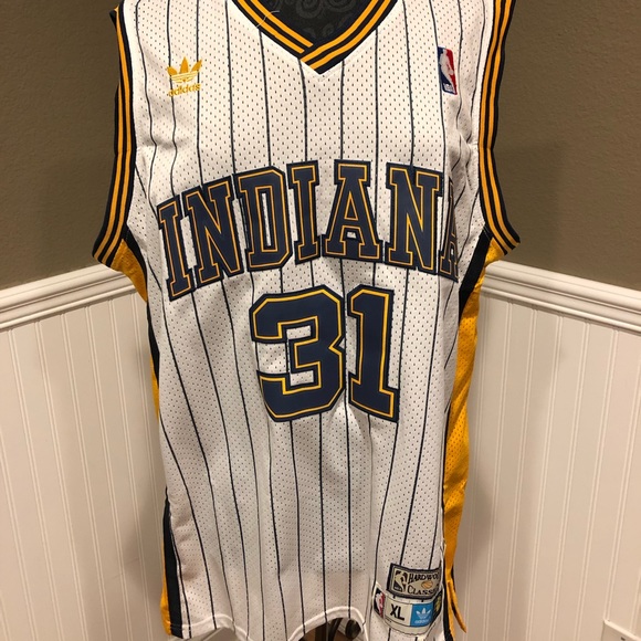 Mitchell Ness Shirts Reggie Miller Indiana Pacers Throwback Jersey Poshmark